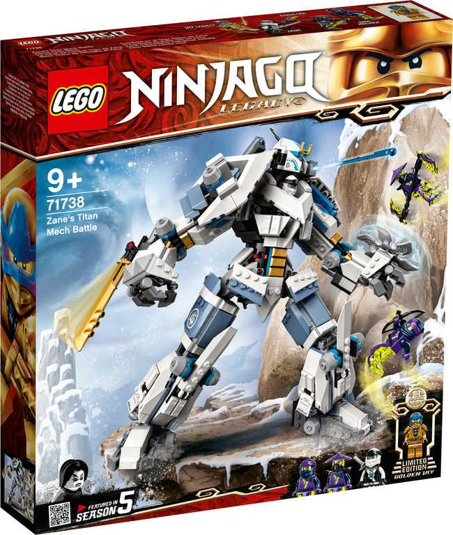 LEGO NINJAGO Zane a bitva s titánskými roboty 71738 STAVEBNICE